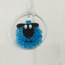 Cargar imagen en el visor de la galería, Fused Glass Sheep Hangings
