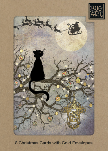 Kerst Kitty Doos met kerstkaarten