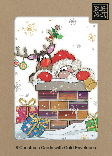 Boîte de cartes de Noël Christmas Kitty