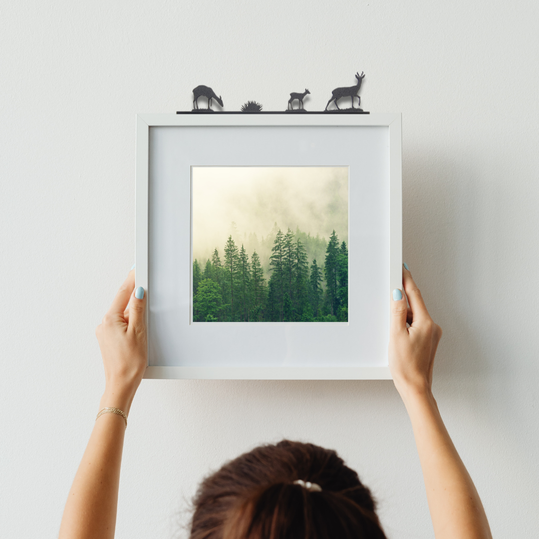 Roe Deer Family Shadowshapes Topper