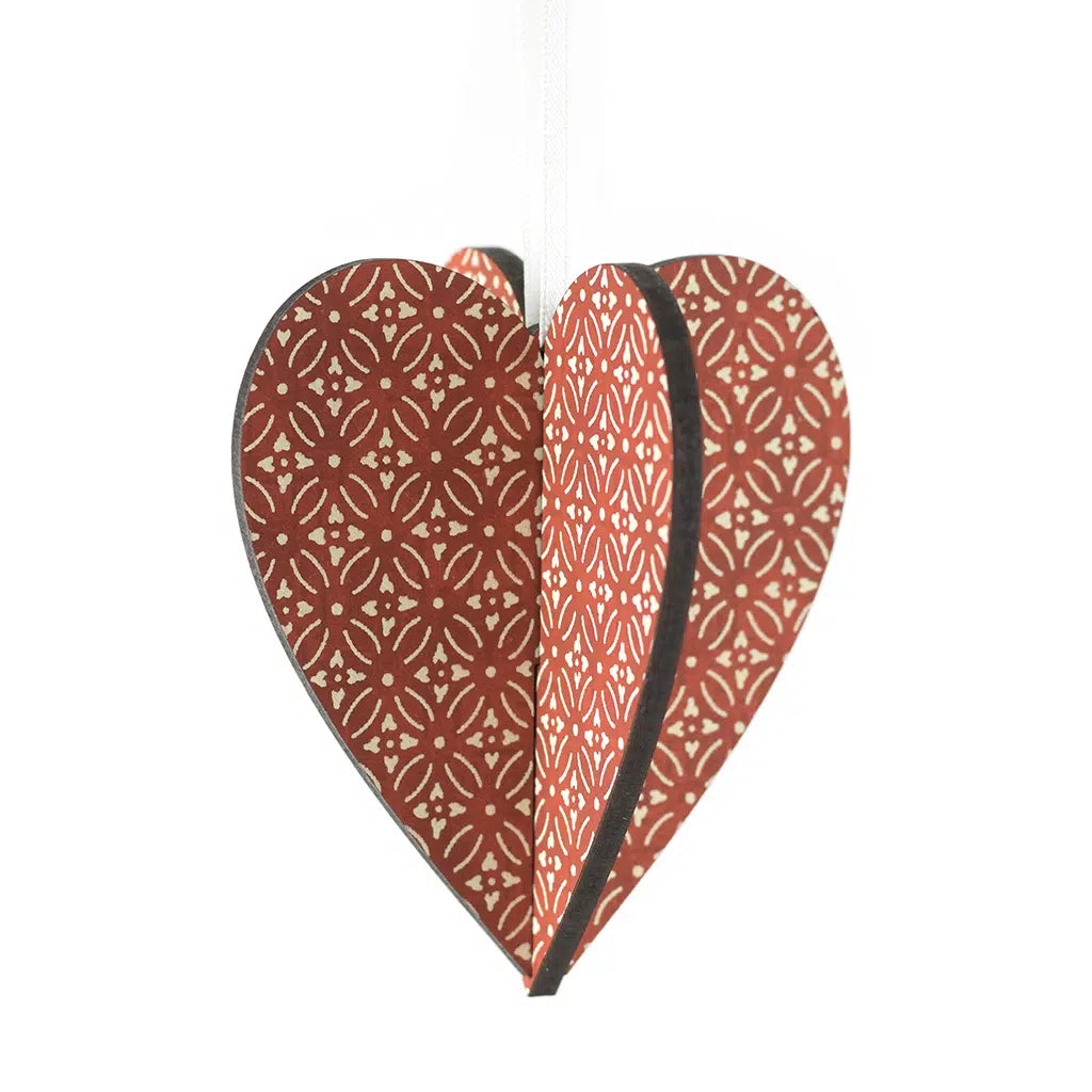 3D Hanging Heart Decoration