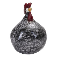 Load image into Gallery viewer, Bubble Black Ceramic Hens
