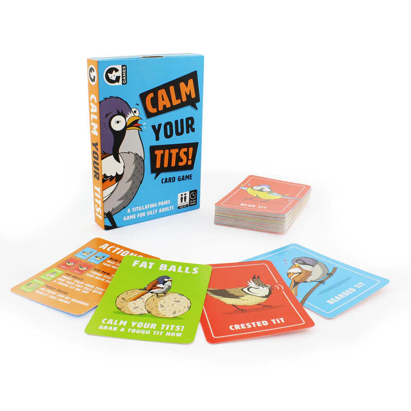 Calm Your Tits Card Game - A tittlating card game for adults