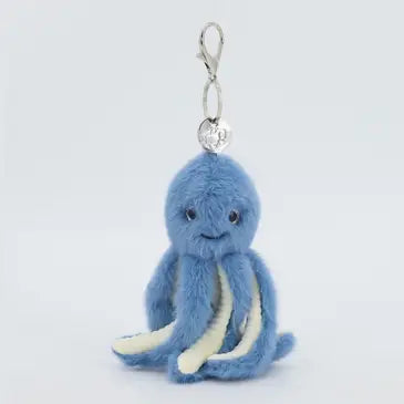 Octopus Keyring/ Bag Charm - various colours
