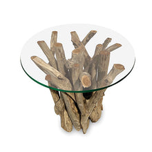 Load image into Gallery viewer, Root Driftwood Side Table with 60cm Glass

