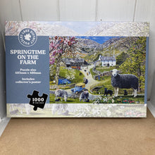 Load image into Gallery viewer, Jigsaw:  Springtime on the Farm (1000 pieces)
