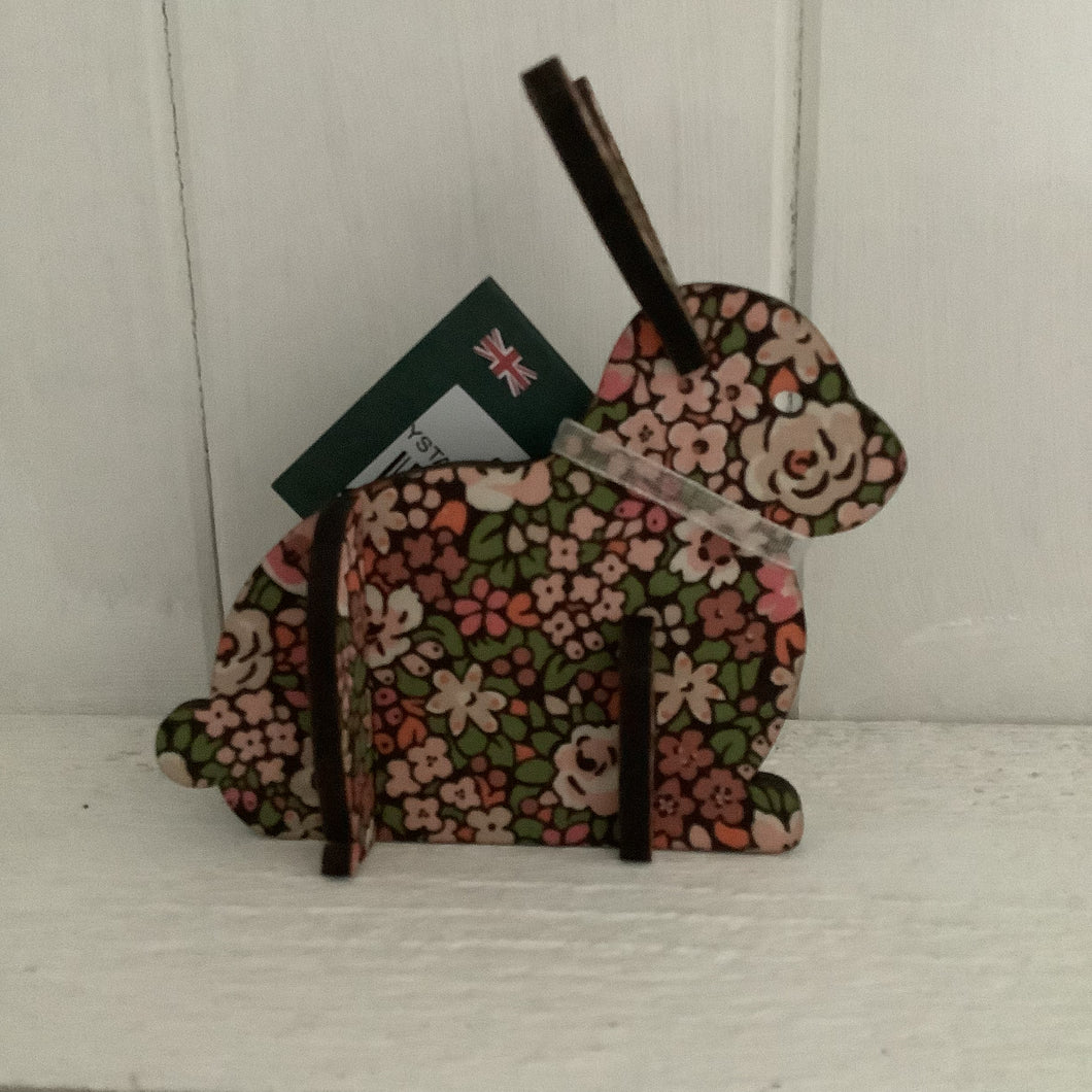 Standing, Wooden 3D Bunny