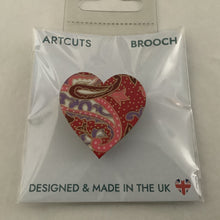 Load image into Gallery viewer, Liberty Heart Brooch

