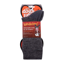 Load image into Gallery viewer, Merino Wool Socks: It&#39;s a dogs life

