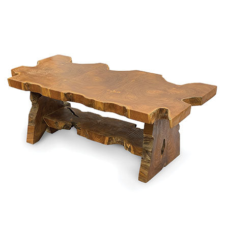 Root Coffee Table with Shelf