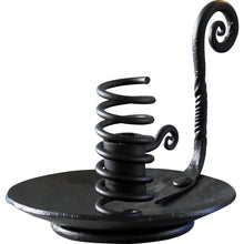 Load image into Gallery viewer, Stump Candlestick Wrought Iron Black - The Coast Office
