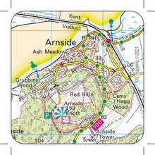 Afbeelding in Gallery-weergave laden, Arnside &amp; Silverdale Map Fridge Magnets - The Coast Office
