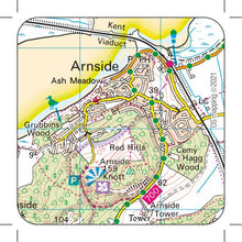 Load image into Gallery viewer, Arnside &amp; Silverdale Map Fridge Magnets - The Coast Office
