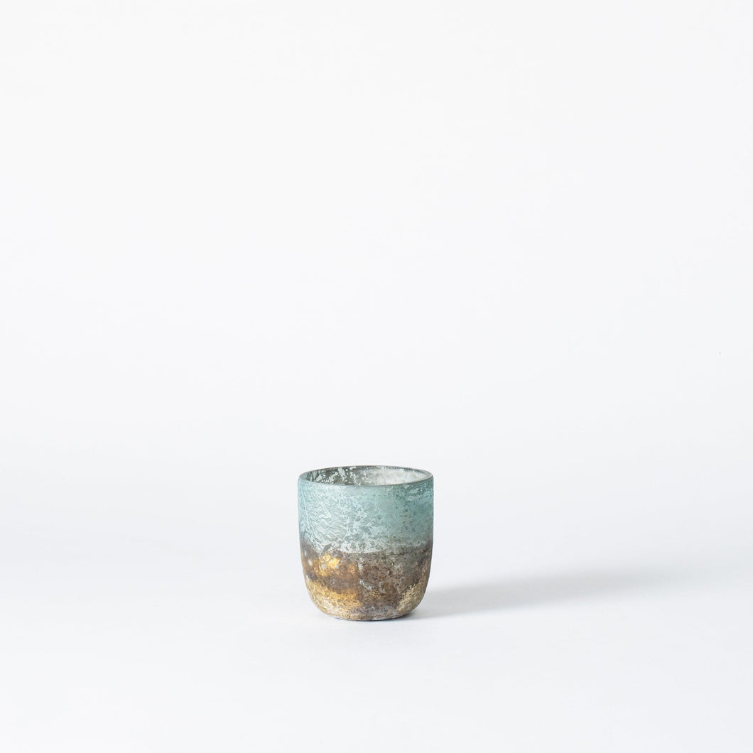 Sea Green Silver Votive - The Coast Office