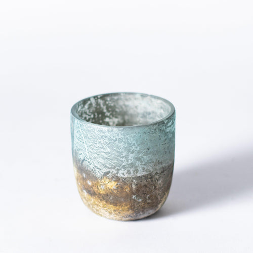 Sea Green Silver Votive - The Coast Office