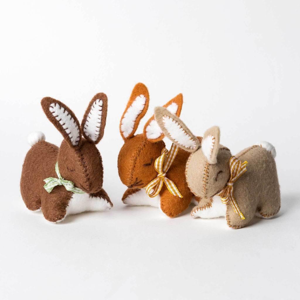 Felt Craft Kit by Corinne Lapierre: Bunnies - The Coast Office