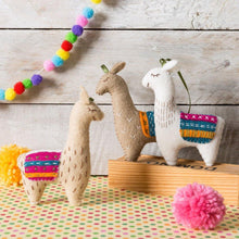 Charger l&#39;image dans la galerie, Felt Craft Kit by Corinne Lapierre:  Llamas - The Coast Office
