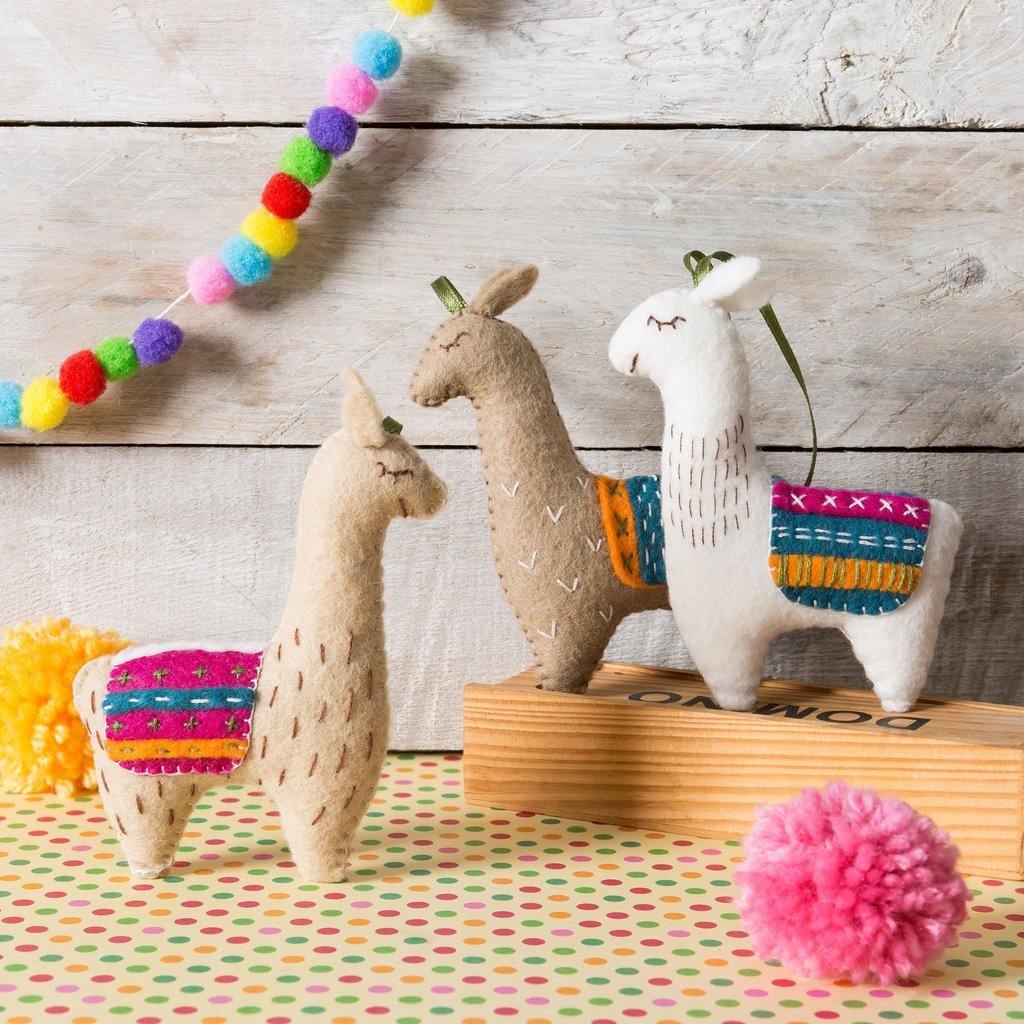 Felt Craft Kit by Corinne Lapierre:  Llamas - The Coast Office