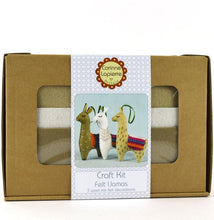 Charger l&#39;image dans la galerie, Felt Craft Kit by Corinne Lapierre:  Llamas - The Coast Office
