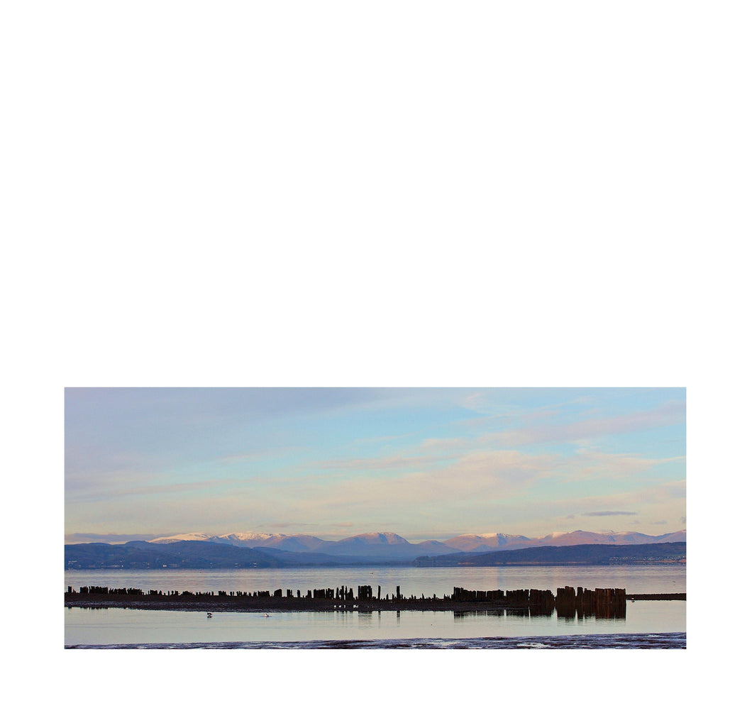 Evening light across Morecambe Bay - Andy Mortimer Photograpic Card - The Coast Office