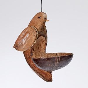 Coconut Bird Feeder: Bird - The Coast Office