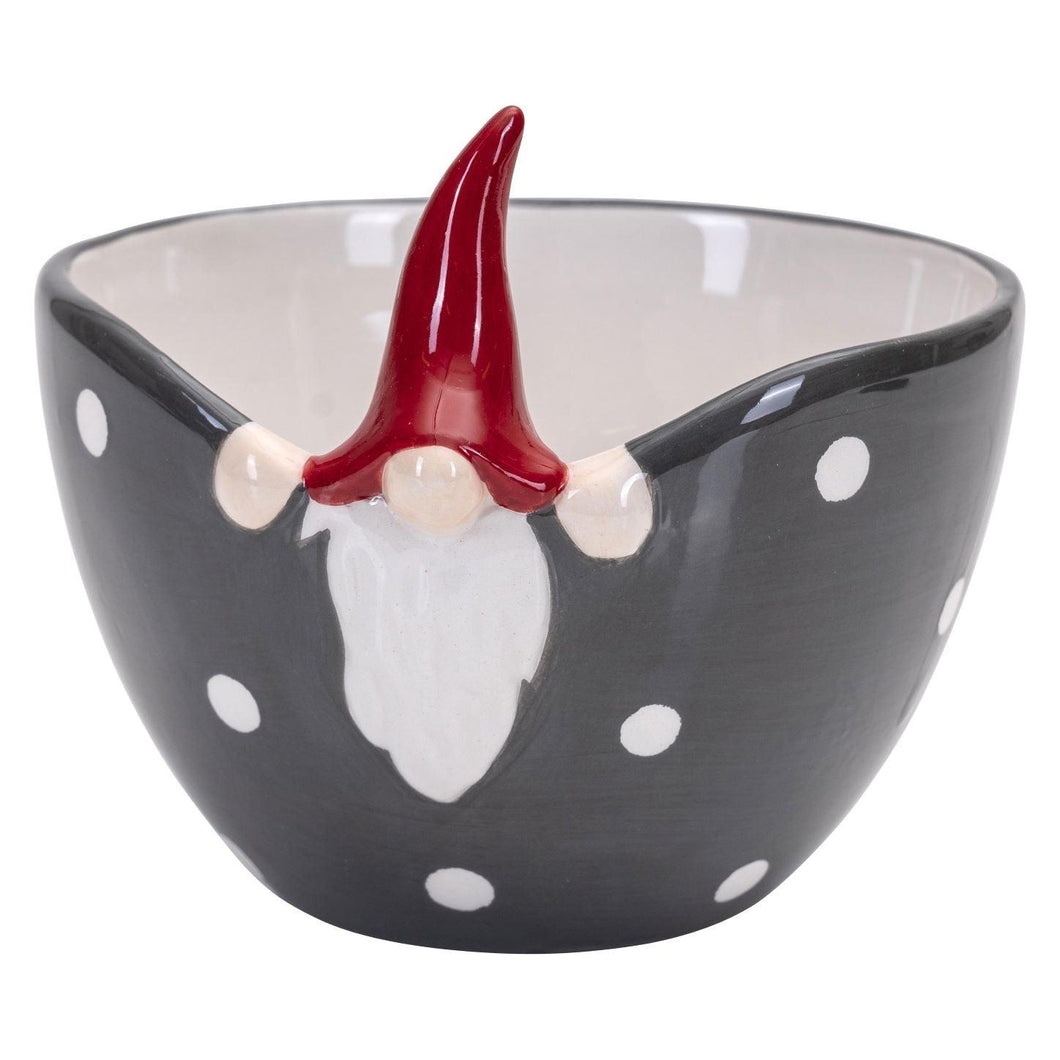 Peek-a-boo Santa High Hat 10cm 30cl bowl (Skål Tittut Tomten) - The Coast Office