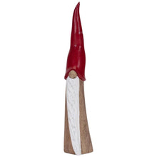 Cargar imagen en el visor de la galería, Wooden Hand carved Tall Santa (20cm) - The Coast Office
