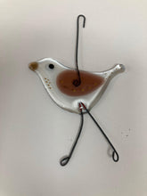 Cargar imagen en el visor de la galería, Fran Brown: Fused Glass Bird Hanging - The Coast Office
