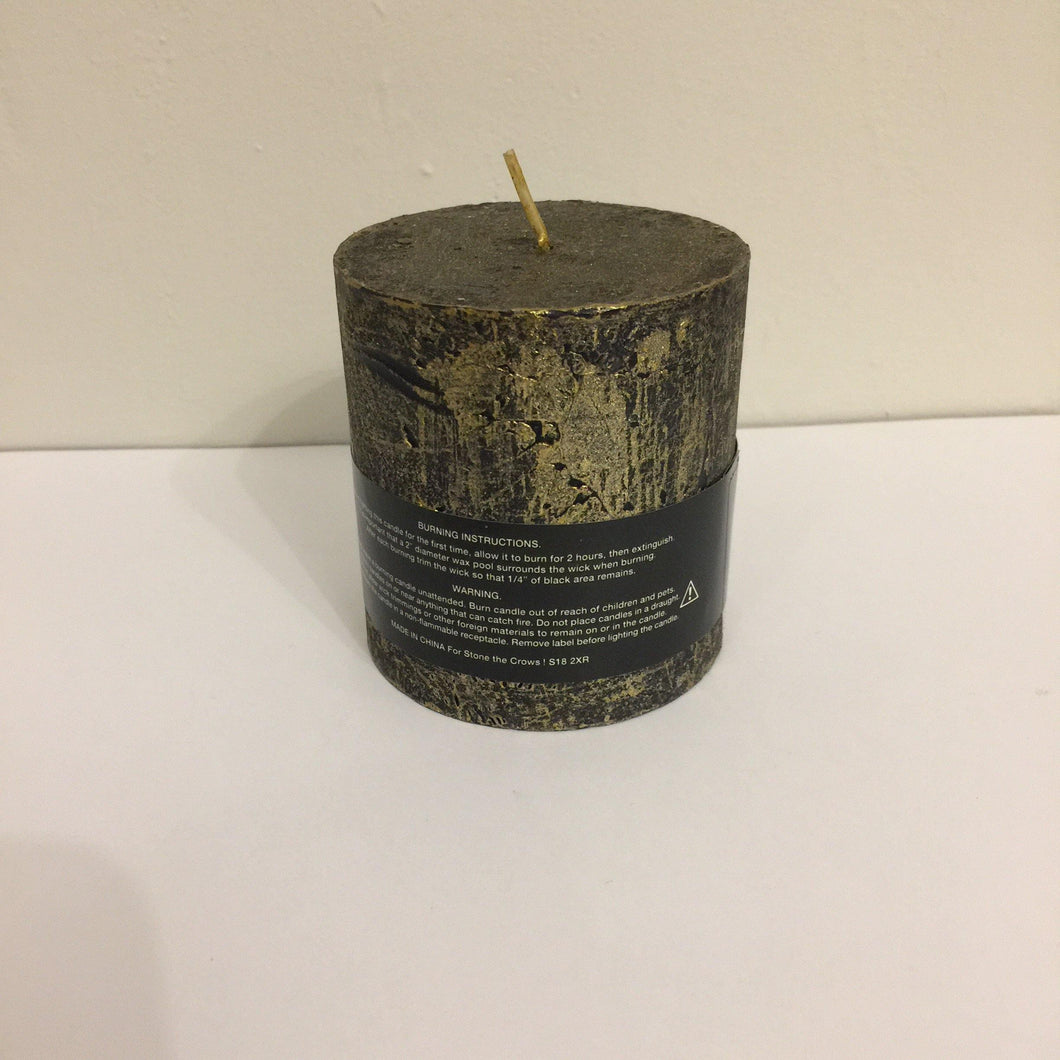 Antique Poured Pillar Candles - The Coast Office