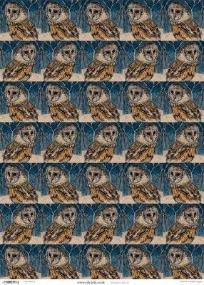 Wrapping Paper Sheet: Owls - The Coast Office
