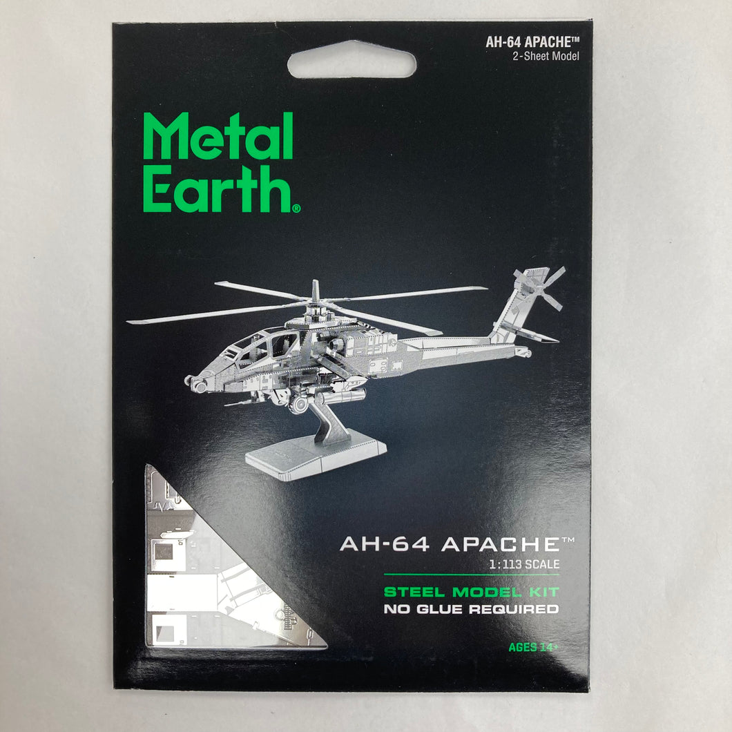 3D Metal Earth Model Kit: Apache - The Coast Office