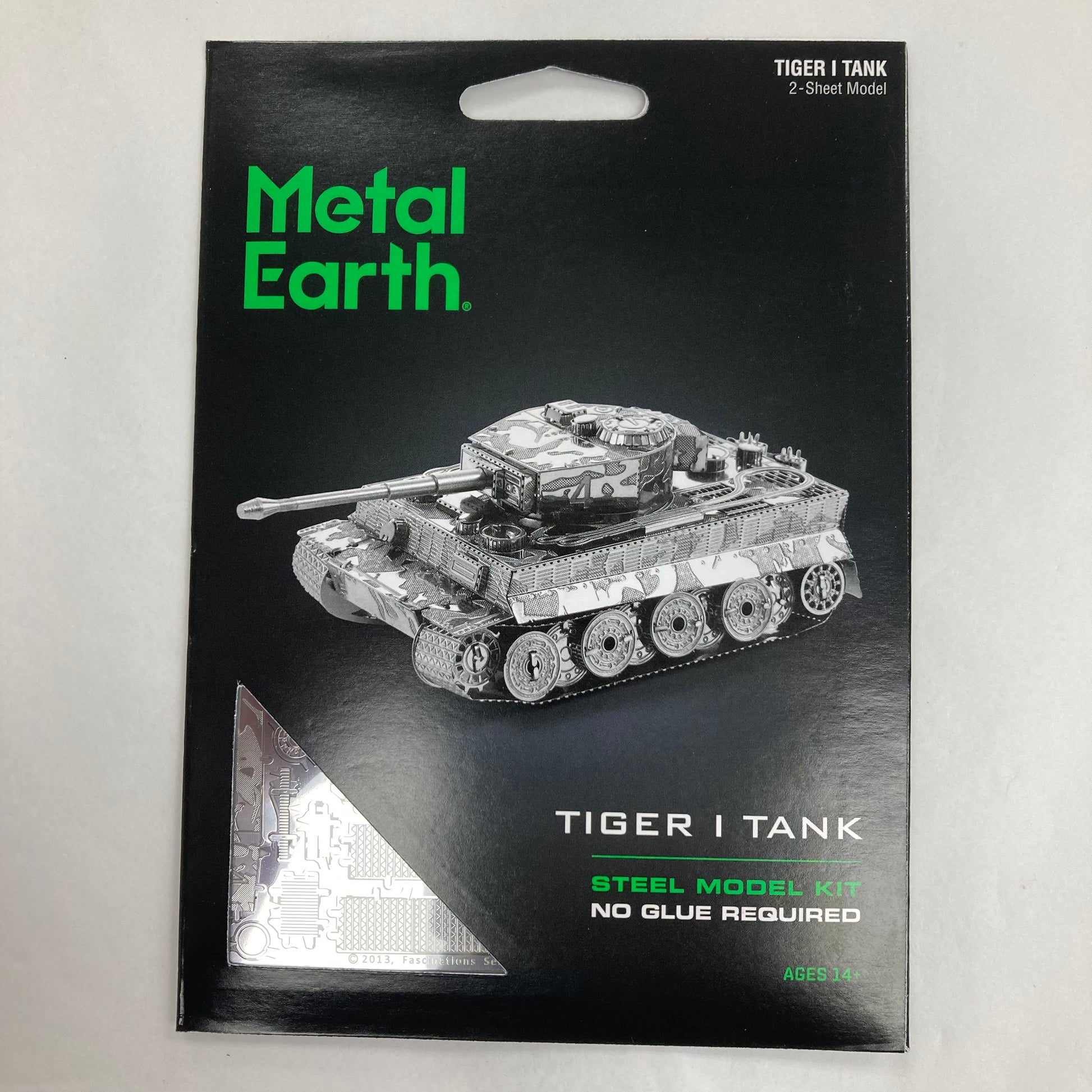 3D Metal Earth Model Kit: Tiger I Tank - The Coast Office