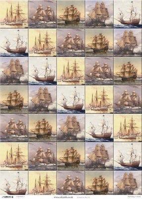 Wrapping Paper Sheet: Ships - The Coast Office