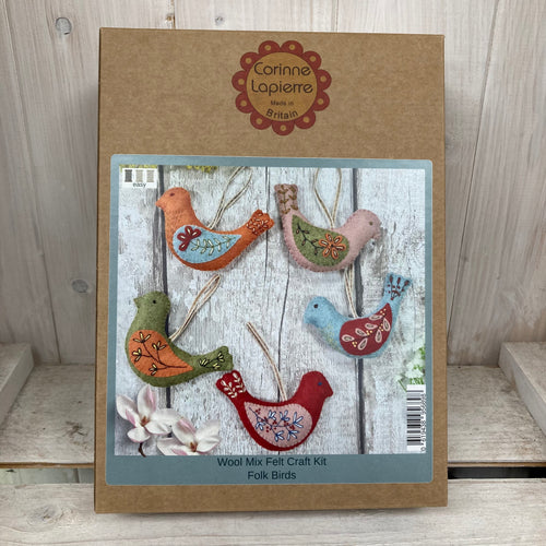 Felt Craft Kit by Corinne Lapierre:  Folk Birds - The Coast Office