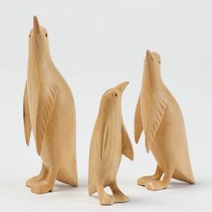 Wooden Penguin Family - The Coast Office