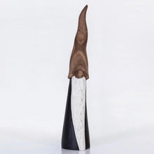 Cargar imagen en el visor de la galería, Wooden Hand carved Tall Santa (20cm) - The Coast Office
