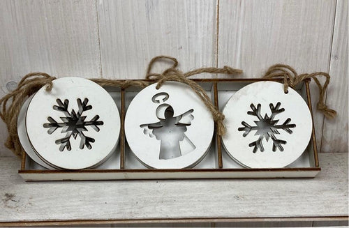 Angels and Snowflake Hangings - The Coast Office