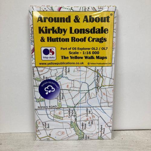 Around and About Kirkby Lonsdale & Hutton Roof Crags Walking Map - The Coast Office