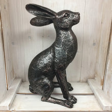 Charger l&#39;image dans la galerie, Bronze Coloured Alert Hare - The Coast Office
