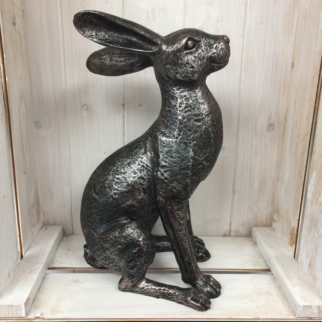 Bronze Coloured Alert Hare - The Coast Office