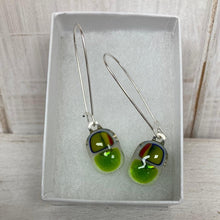 Afbeelding in Gallery-weergave laden, Fused Glass Earings (Longer Fitting) - The Coast Office
