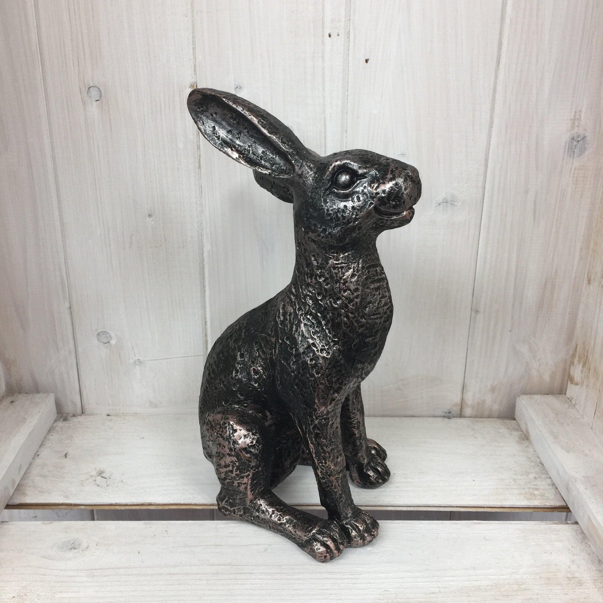 Bronze Coloured Alert Hare - The Coast Office