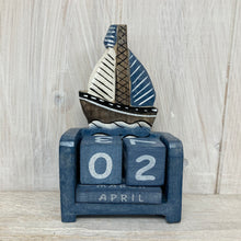 Cargar imagen en el visor de la galería, Yacht Miniature Perpetual Calendar - The Coast Office
