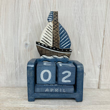 Load image into Gallery viewer, Yacht Miniature Perpetual Calendar - The Coast Office
