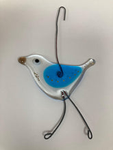 Cargar imagen en el visor de la galería, Fran Brown: Fused Glass Bird Hanging - The Coast Office

