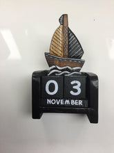 Cargar imagen en el visor de la galería, Yacht Miniature Perpetual Calendar - The Coast Office
