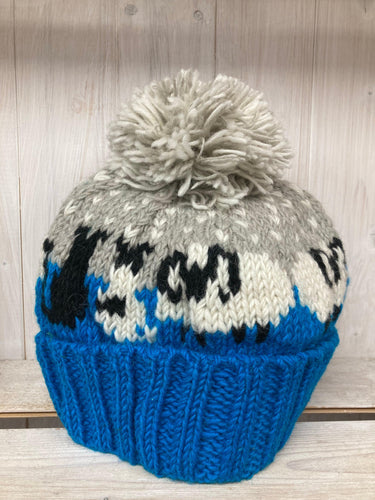 Sheep and Sheepdog Hat (100% Hand Knitted Wool) - The Coast Office
