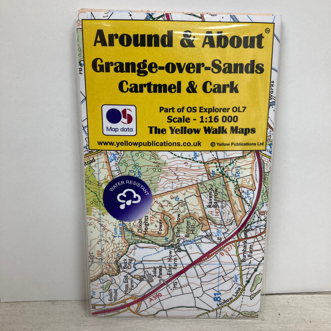 Around and About Grange over Sands, Cartmel and Cark Walking Map - The Coast Office