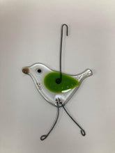 Load image into Gallery viewer, Fran Brown: Fused Glass Bird Hanging - The Coast Office
