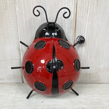 Load image into Gallery viewer, Metal Ladybird Wall Art - The Coast Office
